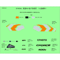 DECAL KITS (LAVA ORANGE) - 2021 CFMOTO CFORCE 400