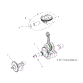 ENGINE: CRANKSHAFT PISTON AND BALANCE SHAFT - 2018 POLARIS ACE 570