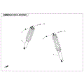 REAR SHOCK ABSORBER - 2023 CFMOTO UFORCE 1000
