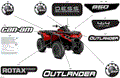 BODY - FEATURE DECALS - 2024 CAN AM OUTLANDER 850 EFI 4X4 HUNTING EDITION - WILDLAND CAMO