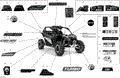 BODY - DECALS - 2021 CAN AM MAVERICK TURBO X MR