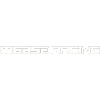 Decal S20 Moose Trailer White by Moose Offroad
