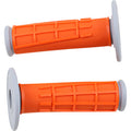 Compound Diamond Half Waffle Grips Orange by Moose Offroad