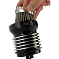 Flo® "Spin On" Oil Filter Black with Cooling Fins by Pc Racing