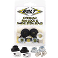 Rim Lock Valve Stem Seal Kit Black Silver by Bolt