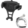 Phone Holder Constrictor Black Chrome 1-1/2 " Handlebar Mount by Ciro