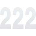 FX Number 2 White 6" by Factory Effex