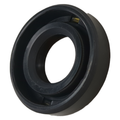 Black circular rubber oil seal with inner spring and grooved lip design for Can-Am vehicles.