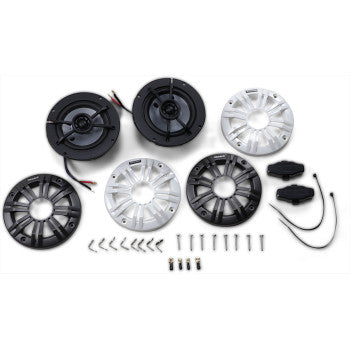 All Weather 4" 2 way 2 Ohm Speakers by Kicker
