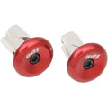 Aluminum Handlebar End Plug Red by Odi