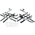 Suzuki LT250R Nerf Bars Natural Black by DG Performance