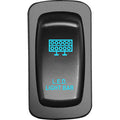 Light Bar Switch Blue by Moose Offroad