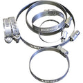 Hose Clamps Worm Drive 7-17 mm 10 Pack by Helix