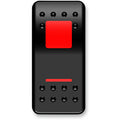Rocker Switch On Off Red by Moose Offroad