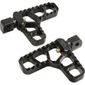 Indian Serrated Heel Pegs - Black by Joker Machine