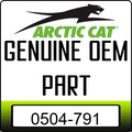 Arm, Lower Trailing-Ptd Vibrant Red By Arctic Cat