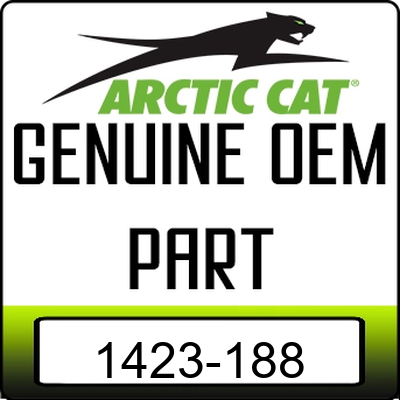 An Image of the Genuine Arctic Cat Logo reading 'GENUINE OEM PART' 1423-188