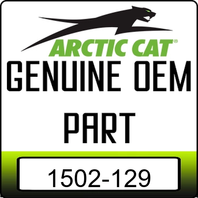 An Image of the Genuine Arctic Cat Logo reading 'GENUINE OEM PART' 1502-129