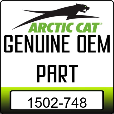 An Image of the Genuine Arctic Cat Logo reading 'GENUINE OEM PART' 1502-748