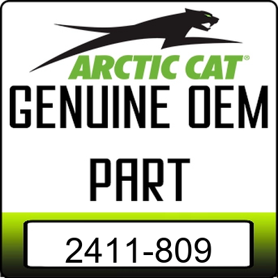 An Image of the Genuine Arctic Cat Logo reading 'GENUINE OEM PART' 2411-809
