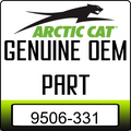 Fender,Frt-Outer-Lh-Med Grn-Ptd/W Tape By Arctic Cat