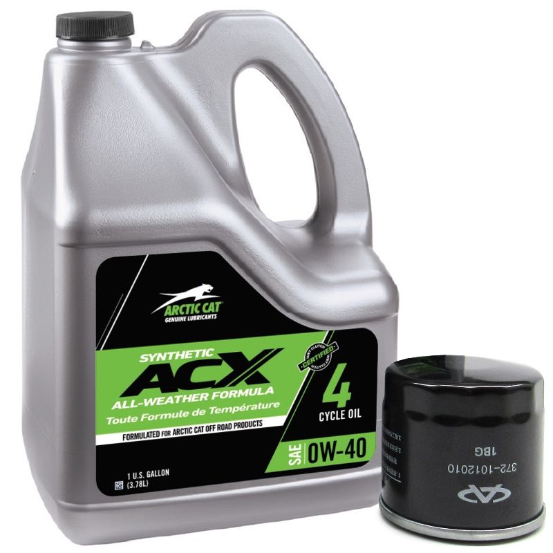 Arctic Cat ACX 0W-40 Synthetic Oil Change Kit - 2019-2024 Prowler Pro by Arctic Cat