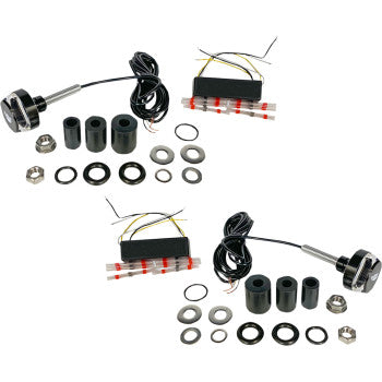 Handlebar End Dual LED Lights - Universal by Custom Dynamics