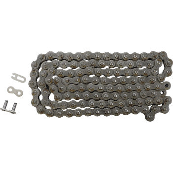 The 520 HDR Competition Chain Steel 116 Links by JT Chains is shown with a connector link and two small screws on a plain white background.