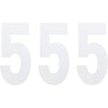 FX Number 5 White 6" by Factory Effex