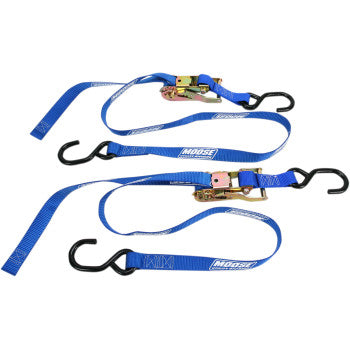Ratchet Tie Down 1" Blue by Moose Offroad