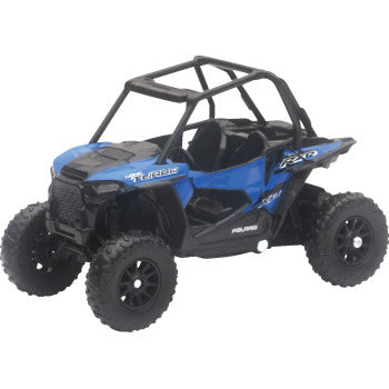 18 scale Polaris RZR XP Mini EPS off-road toy with roll cage and rugged tires.
