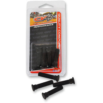 The Polaris RZR Ranger Wheel Stud Rear Kit by Cv4 comes in retail packaging with several black screws, some shown outside the clear plastic—ideal for Polaris Ranger and RZR models.