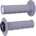 ATV Half Waffle v2.1 Lock-On Grips MX Soft Gray / Black by Odi