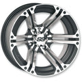 Wheel SS212 Rear Machined Black 14x8 4-137 5+3 by Itp