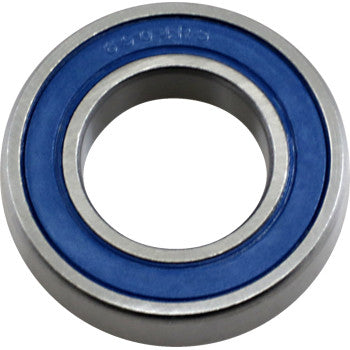 The Parts Unlimited Wheel Bearing Double Seal 207x9 is shown from above with a blue double rubber seal around the center, displayed on a plain white background.