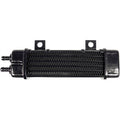 Universal Oil Cooler - 6-Row - Gloss Black by Jagg Oil Coolers