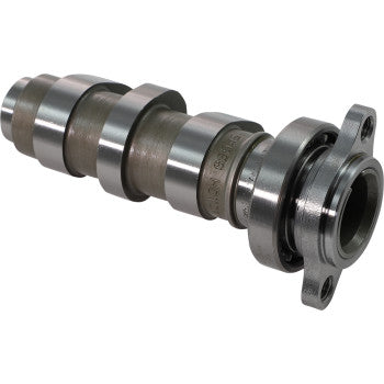 The Honda Camshaft Single Cam Stage 3 by Hot Cams is a CNC billet steel camshaft with a machined surface and grooves, designed to control valve timing in internal combustion engines for increased power and improved throttle response.