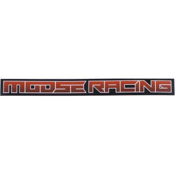 Decal Moose Corporate Orange White 6" by Moose Offroad