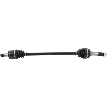 The CF Moto Z Force Yamaha YX Axle Kit Complete 8 Ball Extreme Duty Front Left & Right by All Balls features durable chromoly shafts, precision 8-ball bearings, and rubber boots for smoother, reliable front-wheel-drive power transfer.