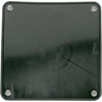 Bumper Number Plate Black by Motorsport Products