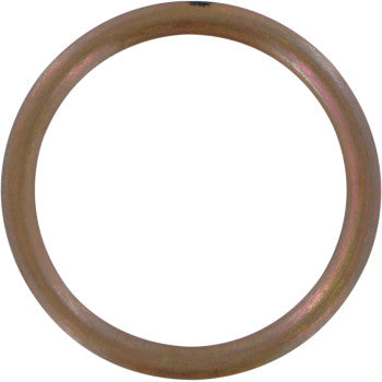 The Honda Exhaust Gasket by Vesrah is a metallic, copper-colored ring with a smooth surface, commonly used as an exhaust pipe gasket. It is shown against a white background.