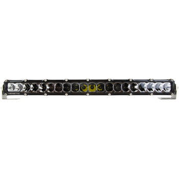 20-inch black LED light bar with multiple round high-intensity bulbs and slim rectangular housing.