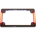 License Plate Frame with LED Flat Chrome by Custom Dynamics