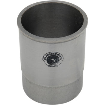 The Honda Cylinder Sleeve 92.00 mm by La Sleeve features a smooth cylindrical metal finish and engraved Los Angeles Sleeve Co. logo—perfect for cylinder resleeving or as a premium replacement cylinder sleeve.