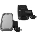 Embark Side View Mirror Rectangle Black 1.75" ROPS Pair by Seizmik
