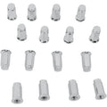 Lug Nuts Flat Chrome 3/8" 24 16 Pack by Itp