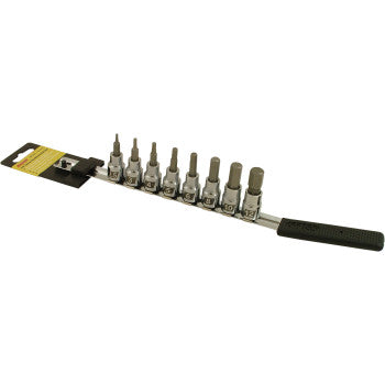 Socket Bit Set Hex Metric by Cruztools