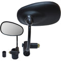 Mirror Bar End Oval Black 7/8 " by Parts Unlimited