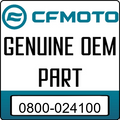 An Image of the Genuine CFMOTO Logo reading 'GENUINE OEM PART' 0800-024100