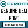 An Image of the Genuine CFMOTO Logo reading 'GENUINE OEM PART' 0GS#-172000-2000